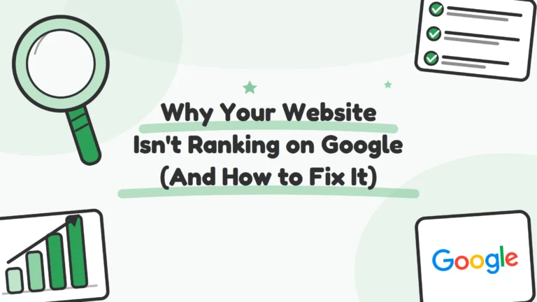 Website Not Ranking on Google? 10 Problems to Check First